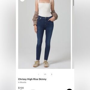 Citizens of Humanity Chrissy High Rise Skinny in Morella